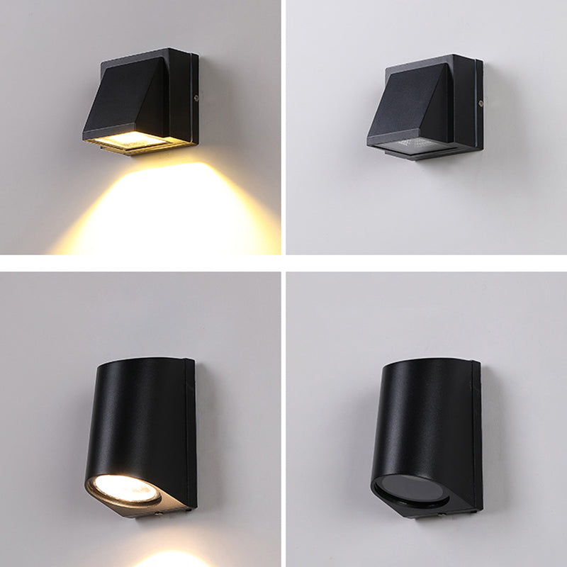 1 Light Geometric Wall Lights Modern Style Metal Wall Lighting Ideas