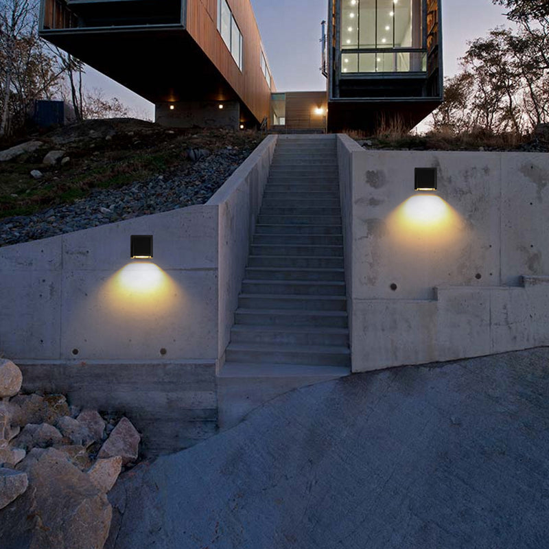 1 Light Geometric Wall Lights Modern Style Metal Wall Lighting Ideas