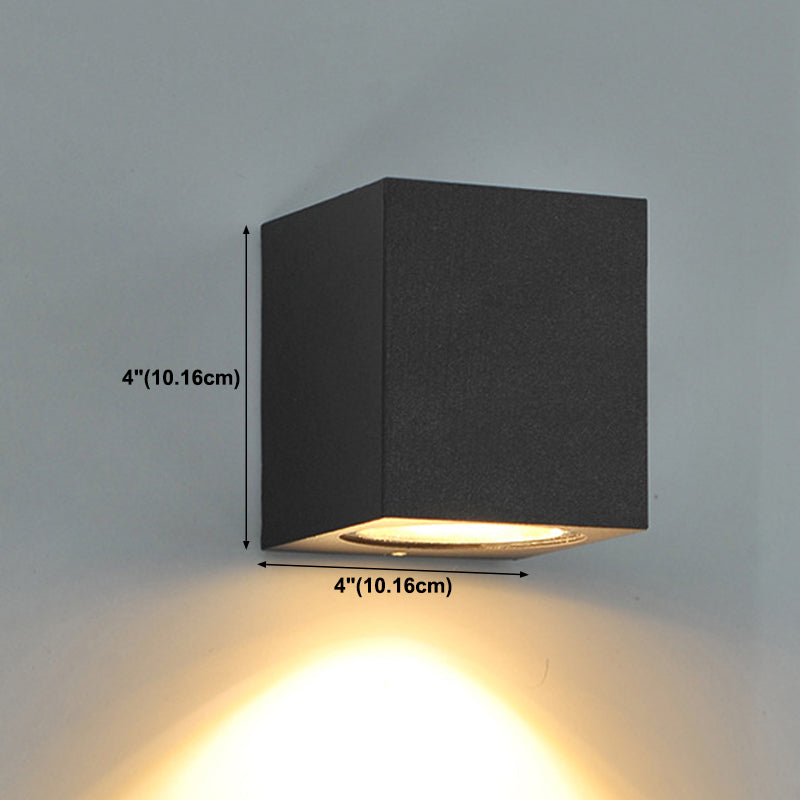 1 Light Geometric Wall Lights Modern Style Metal Wall Lighting Ideas