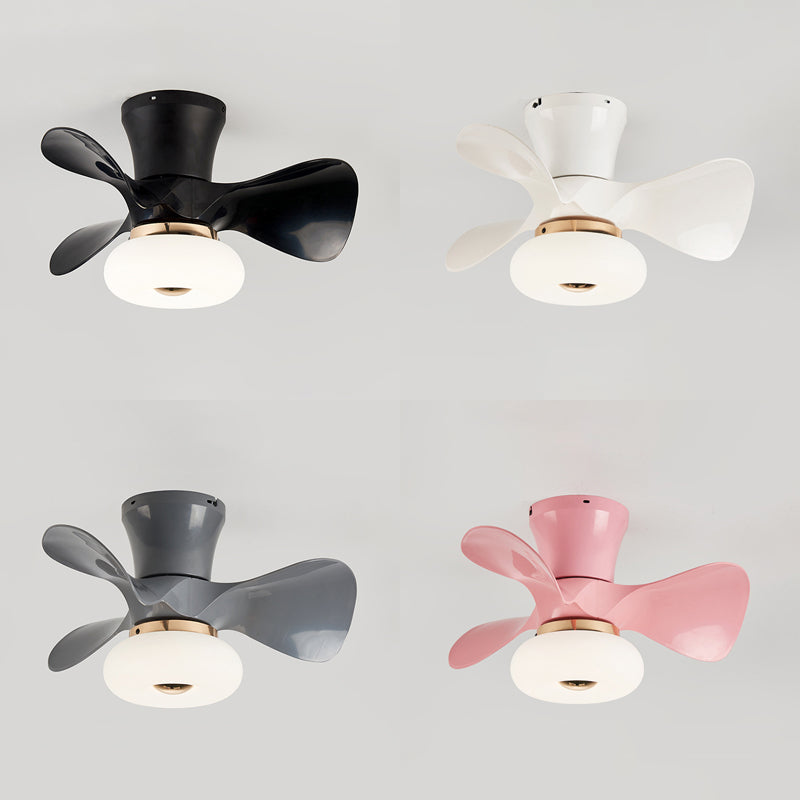 Modern Style Ceiling Fan Light 1-Light LED Ceiling Mount Light for Living Room