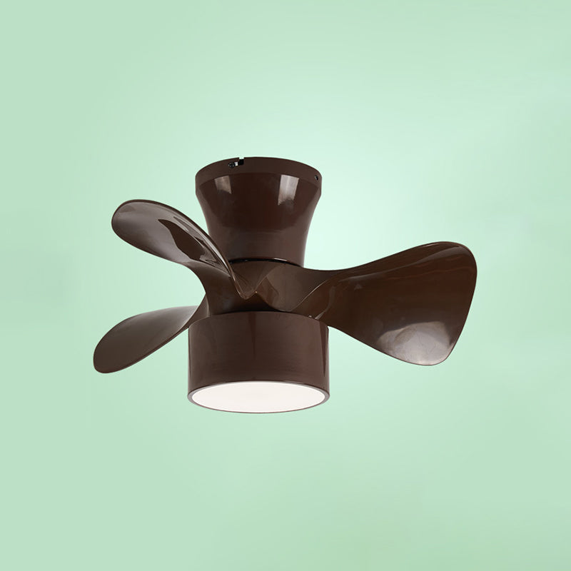 Modern Style Ceiling Fan Light 1-Light LED Ceiling Mount Light for Living Room