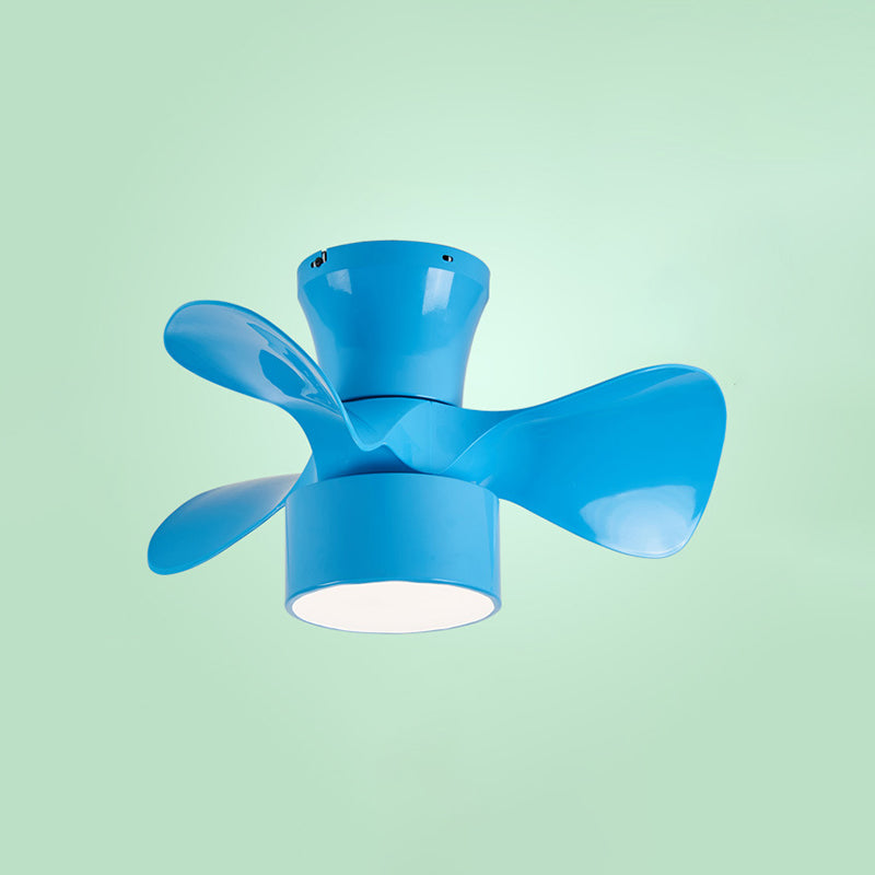 Modern Style Ceiling Fan Light 1-Light LED Ceiling Mount Light for Living Room