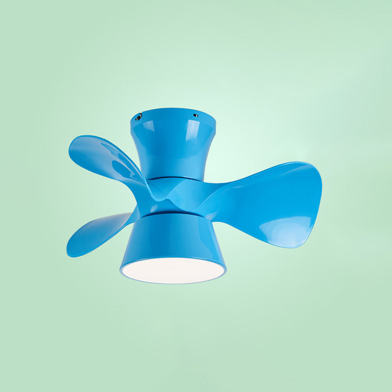 Modern Style Ceiling Fan Light 1-Light LED Ceiling Mount Light for Living Room