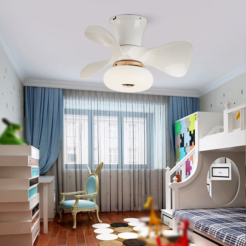 Modern Style Ceiling Fan Light 1-Light LED Ceiling Mount Light for Living Room