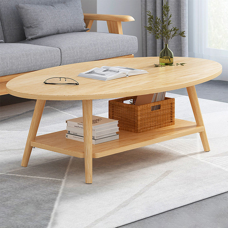 Modern 4 Legs Coffee Table with Storage Champagne Cocktail Table