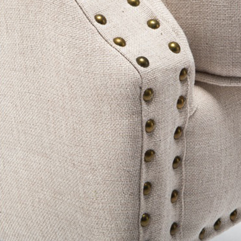 Removable Cushions Chair33.8" L x31.4"W x40.9"H Basic Four Legs Chair