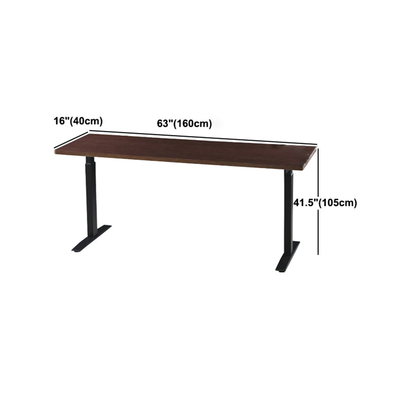 Industrial Style Wood Top Counter Table Liftable Bar Table for Coffee Shop
