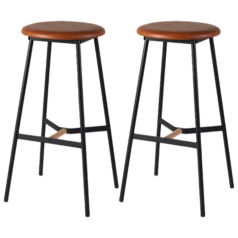 Modern Style Round Bar-stool Metal Counter Bar Stool for Restaurant