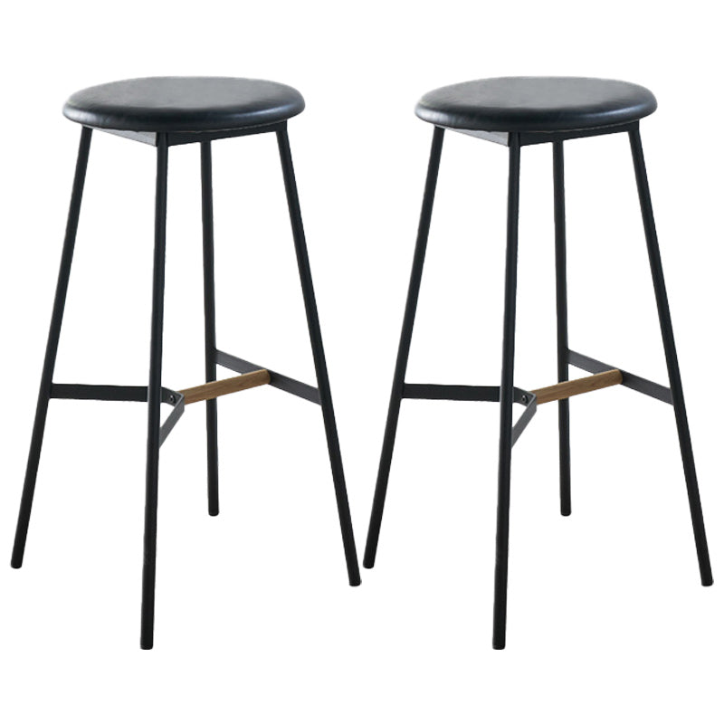 Modern Style Round Bar-stool Metal Counter Bar Stool for Restaurant