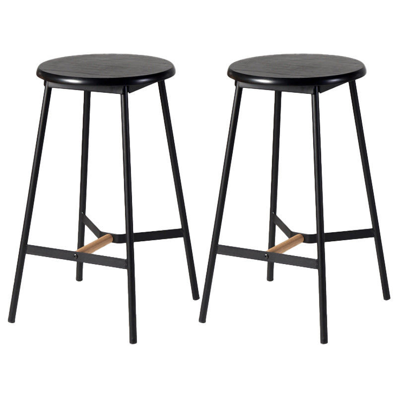 Modern Style Round Bar-stool Metal Counter Bar Stool for Restaurant