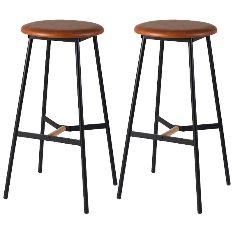 Modern Style Round Bar-stool Metal Counter Bar Stool for Restaurant