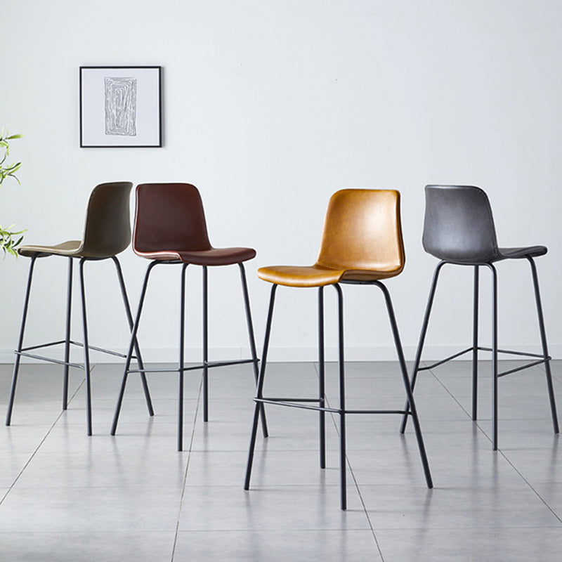 Nordic Style Bar Stool Metal Counter Bar Stool for Restaurant