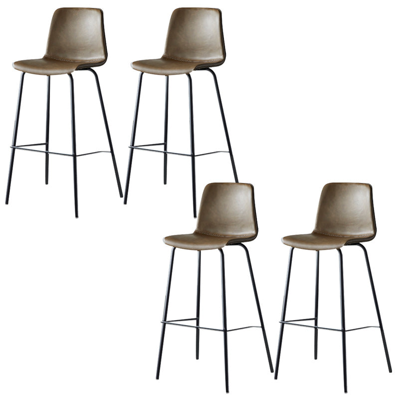 Nordic Style Bar Stool Metal Counter Bar Stool for Restaurant
