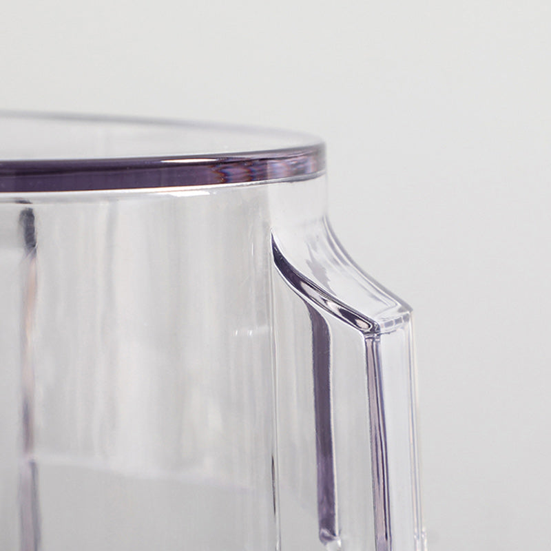Nordic Style Bar-stool Round Counter Bar Stool with Plastic Legs for Home