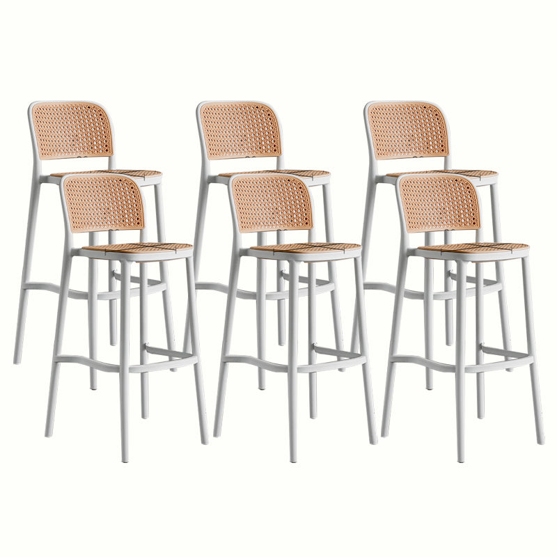 Contemporary Style Bar-stool Plastic Counter Bar Stool for Home
