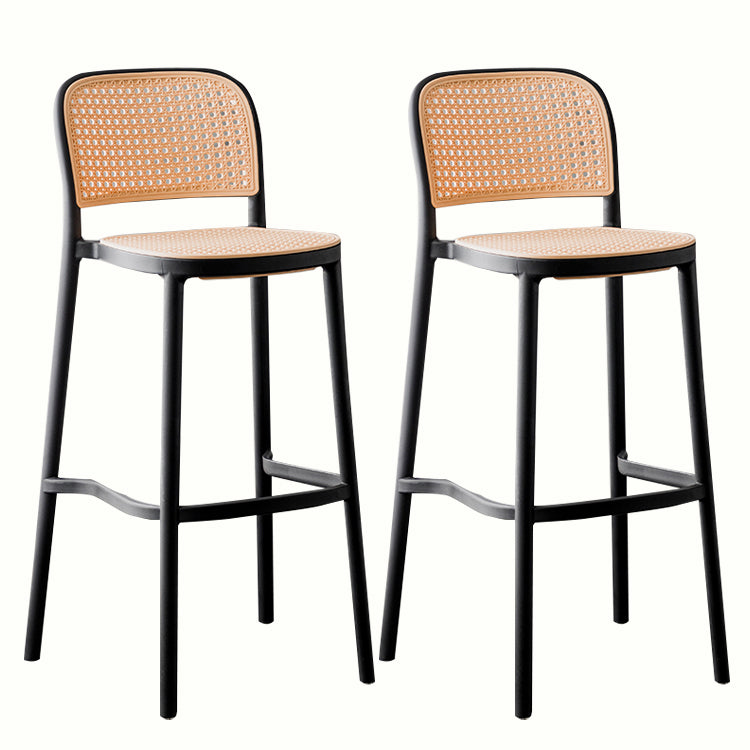 Contemporary Style Bar-stool Plastic Counter Bar Stool for Home