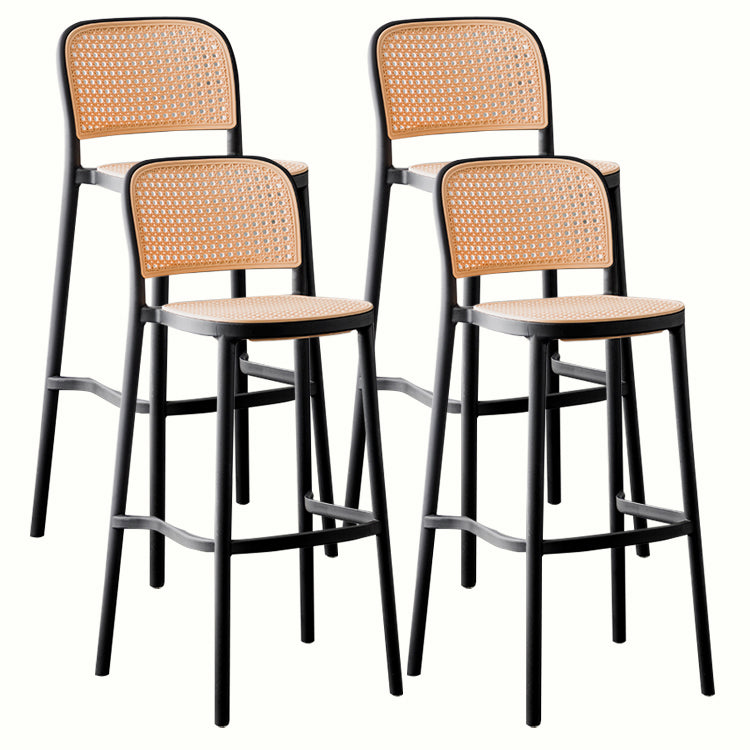 Contemporary Style Bar-stool Plastic Counter Bar Stool for Home