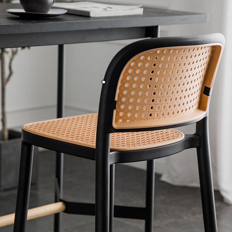 Contemporary Style Bar-stool Plastic Counter Bar Stool for Home