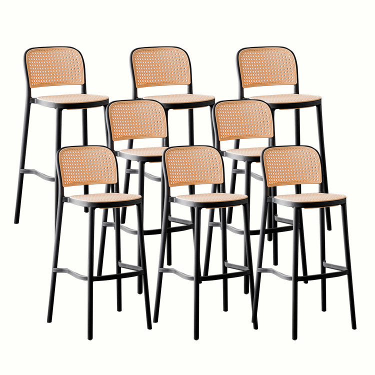 Contemporary Style Bar-stool Plastic Counter Bar Stool for Home