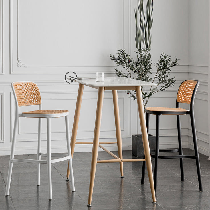 Contemporary Style Bar-stool Plastic Counter Bar Stool for Home