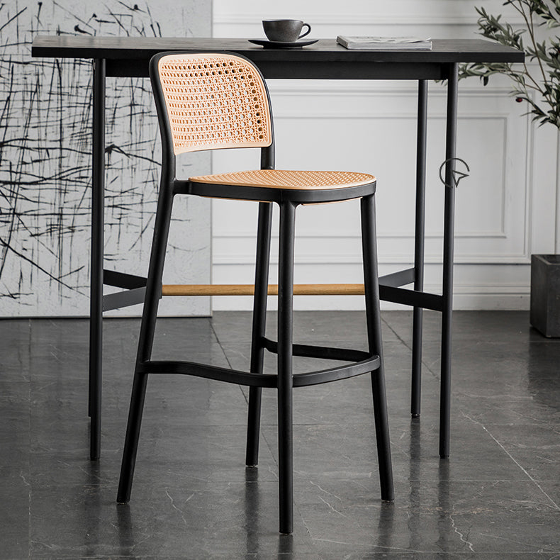 Contemporary Style Bar-stool Plastic Counter Bar Stool for Home