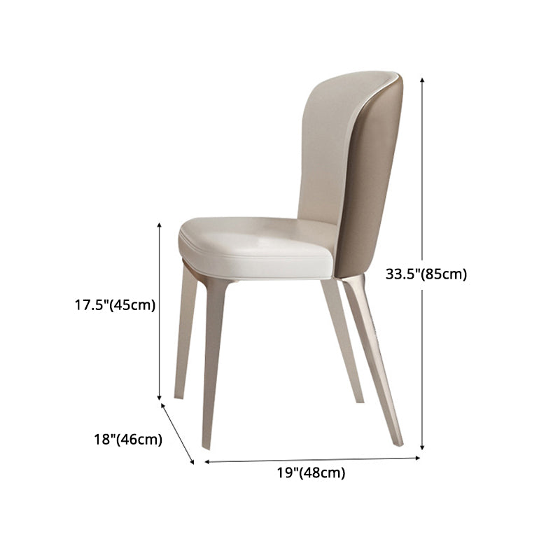 Designer Style Sintered Stone Top Dining Set 1/4/5/7 Pieces Dining Table with White Chairs