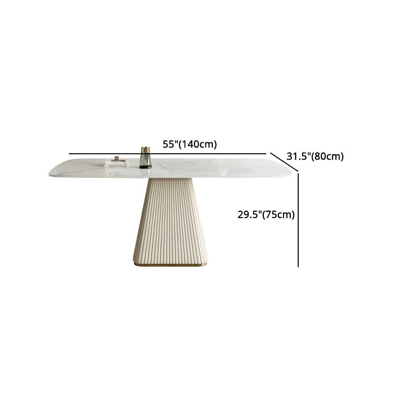 Designer Style Sintered Stone Top Dining Set 1/4/5/6 Pieces Dining Table with Chairs