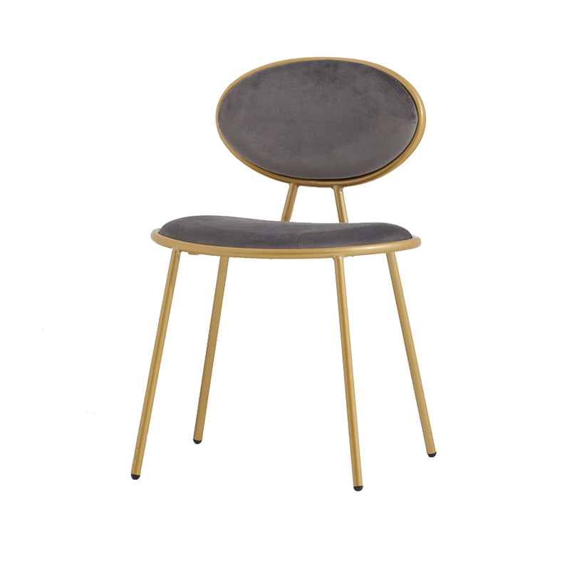 Upholstered Stackable Dining Chair King Louis Back Side Chair for Dining Room
