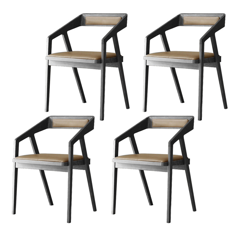 Dining Room Side Chairs Modern Solid Wood Arm Chair for Kitchen
