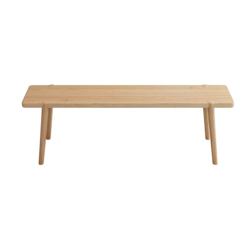 Modern Ash Wood Dinette Set 1/2/4 Pieces Rectangle Beige Dining Table Set
