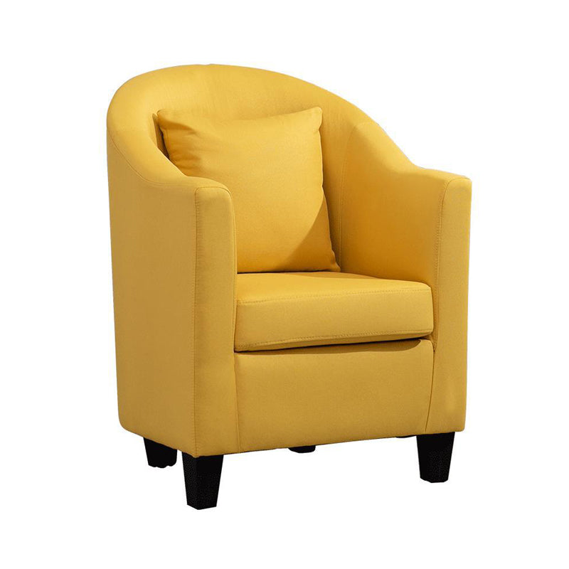 Armchair Chair 26.3" L x25.5" W x35.4" H Chair with Basic Four Legs