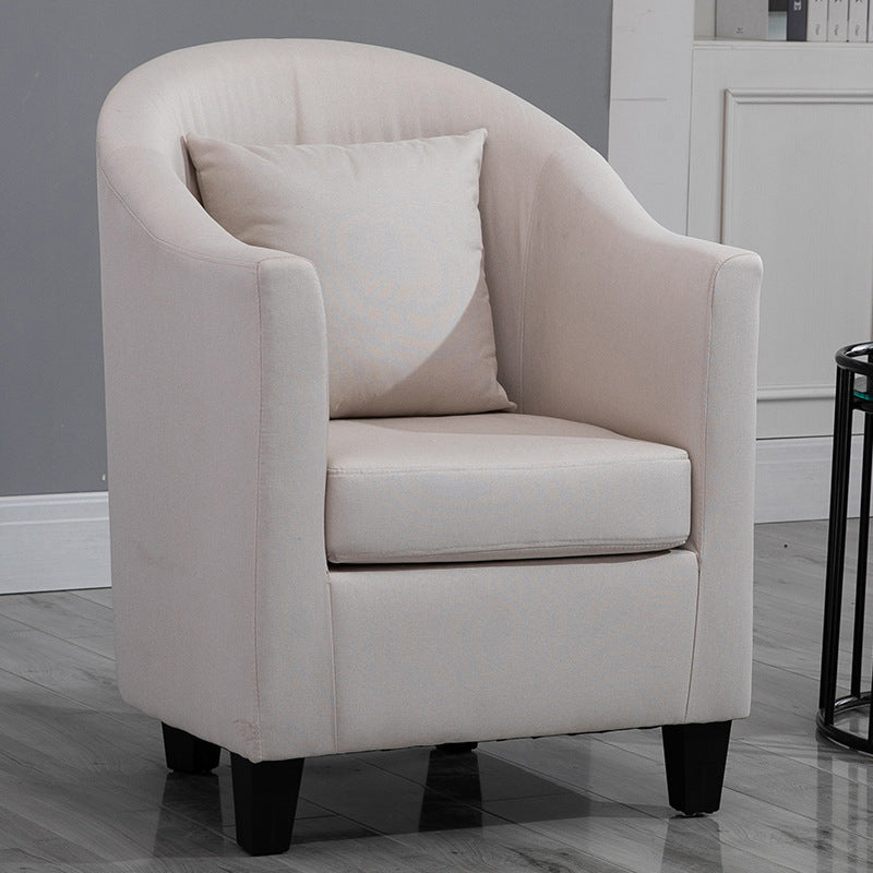 Armchair Chair 26.3" L x25.5" W x35.4" H Chair with Basic Four Legs