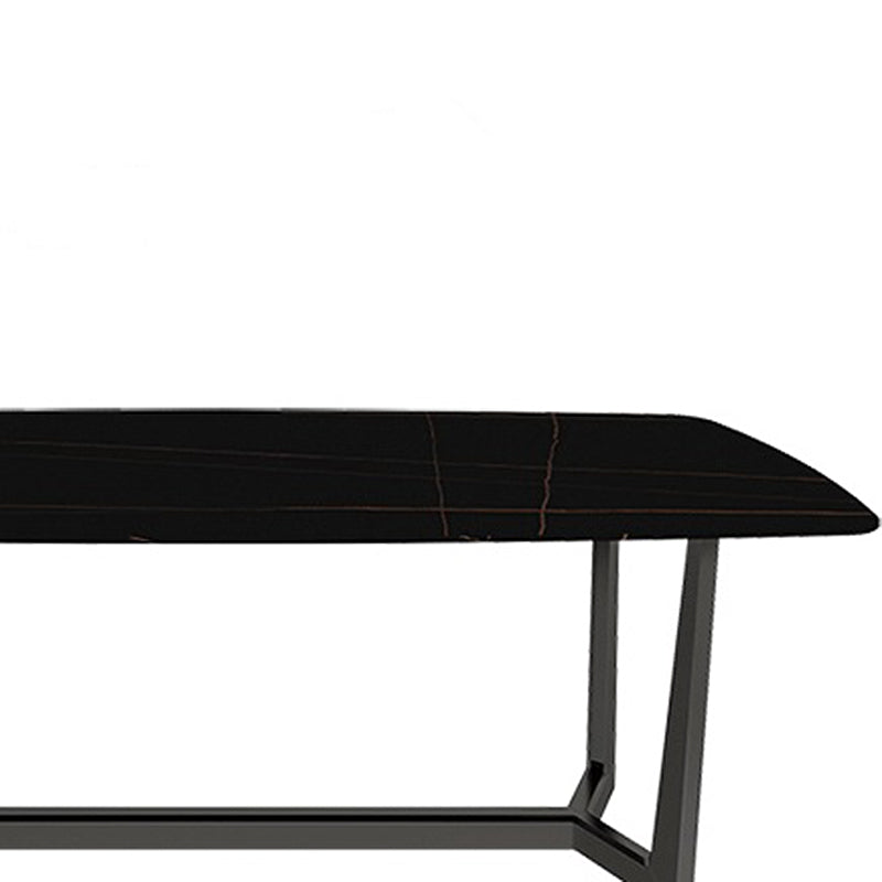 Trestle 1 Single Coffee Table Modern Rectangular Metal Cocktail Table