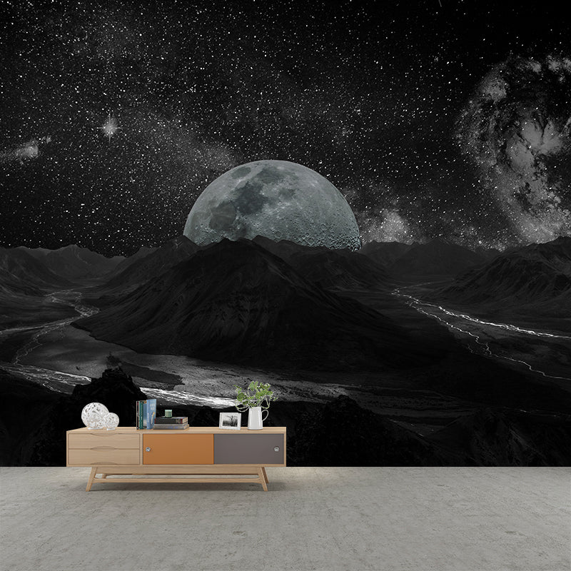 Environmental Universe Wallpaper Stain Resistant Living Room Wall Mural