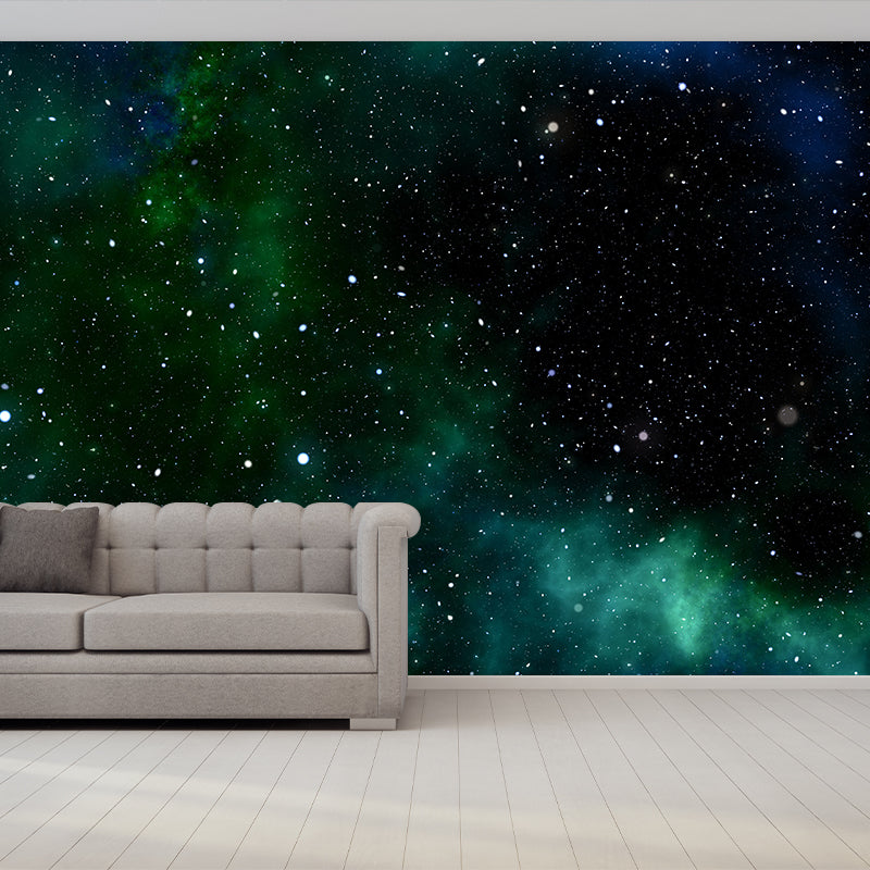 Environmental Universe Wallpaper Stain Resistant Living Room Wall Mural