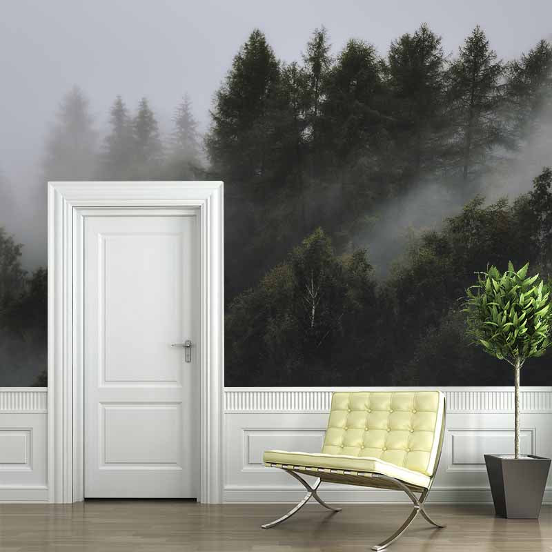 Photography Stain Resistant Forest Wallpaper Living Room Wall Mural