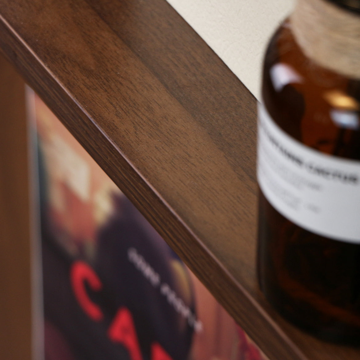 3-Shelf Wood Standard Bookshelf 43.3"H Contemporary Closed Back Bookshelf