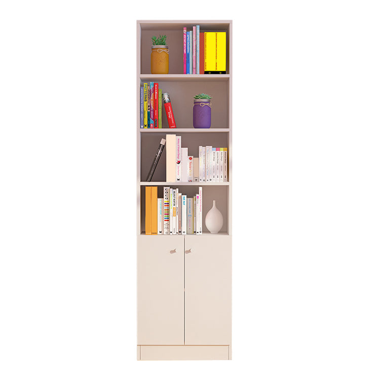 71"H x 9.45"W Bookcase Contemporary Style Closed Back Bookshelf for Home Office