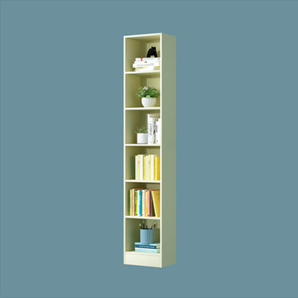 71"H x 9.45"W Bookcase Contemporary Style Closed Back Bookshelf for Home Office