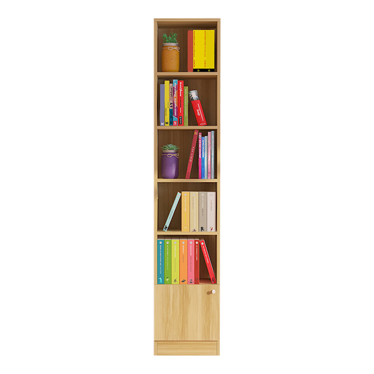 71"H x 9.45"W Bookcase Contemporary Style Closed Back Bookshelf for Home Office