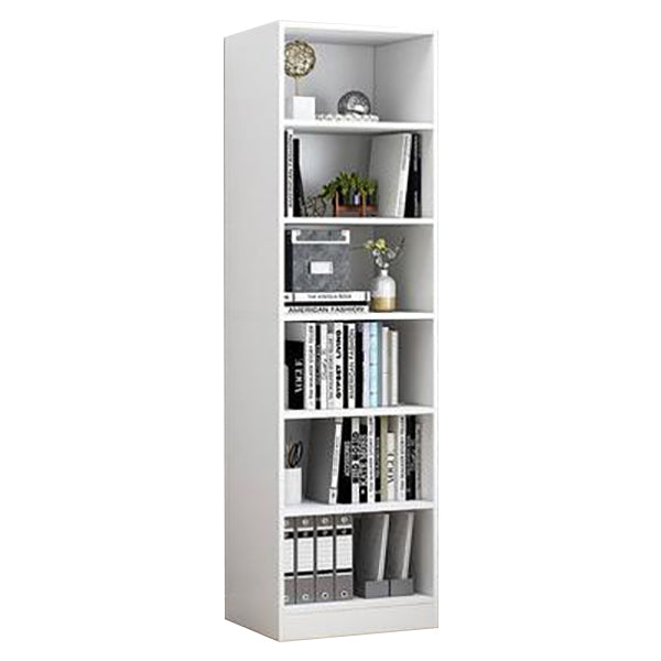 Closed Back Bookcase Contemporary Style Bookshelf for Home Office Study Room
