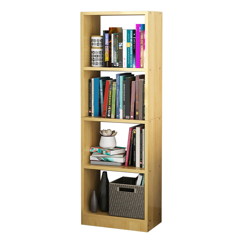Artificial Wood Bookcase Contemporary Style Bookshelf for Home Office Study Room