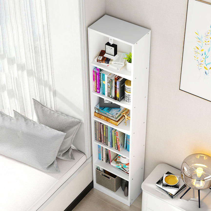 Artificial Wood Bookcase Contemporary Style Bookshelf for Home Office Study Room