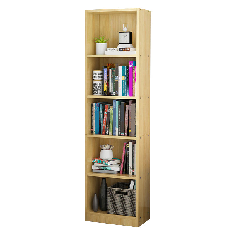 Artificial Wood Bookcase Contemporary Style Bookshelf for Home Office Study Room