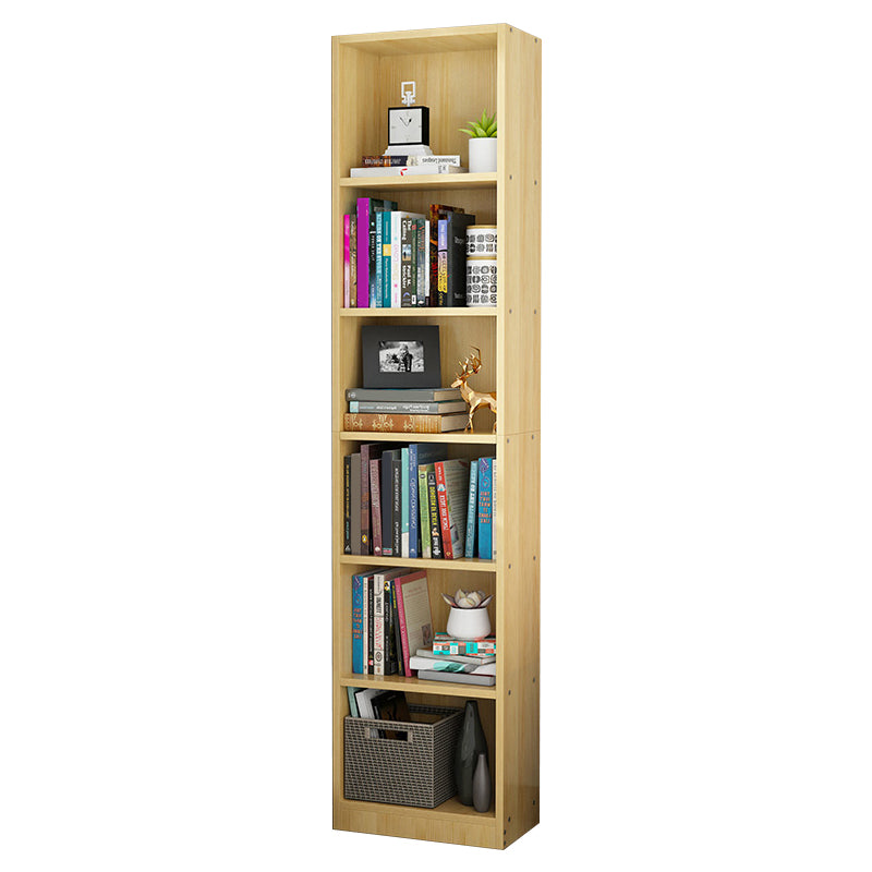 Artificial Wood Bookcase Contemporary Style Bookshelf for Home Office Study Room