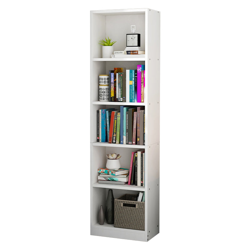 Artificial Wood Bookcase Contemporary Style Bookshelf for Home Office Study Room