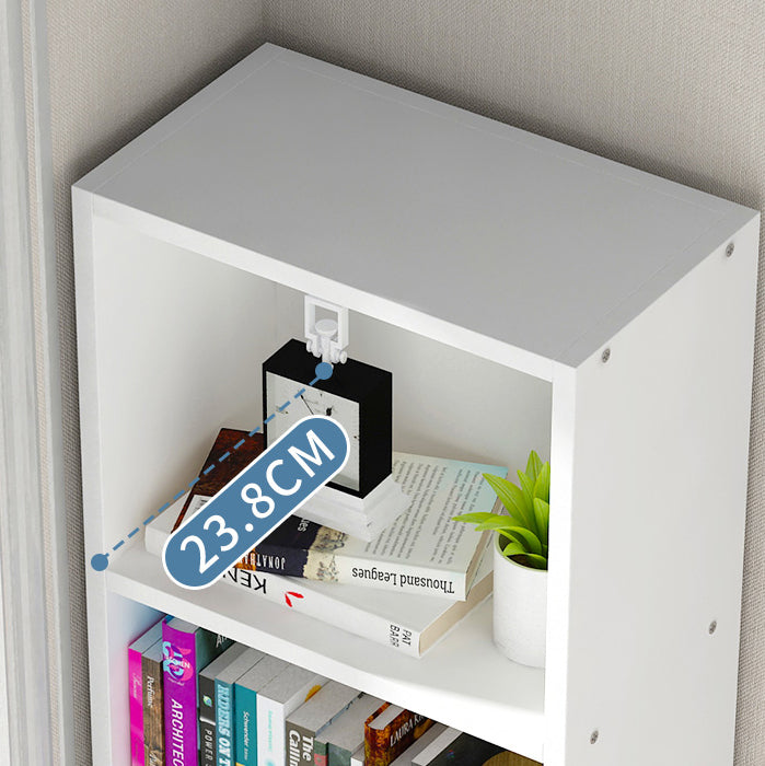 Artificial Wood Bookcase Contemporary Style Bookshelf for Home Office Study Room