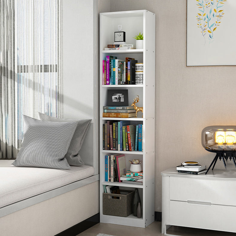 Artificial Wood Bookcase Contemporary Style Bookshelf for Home Office Study Room