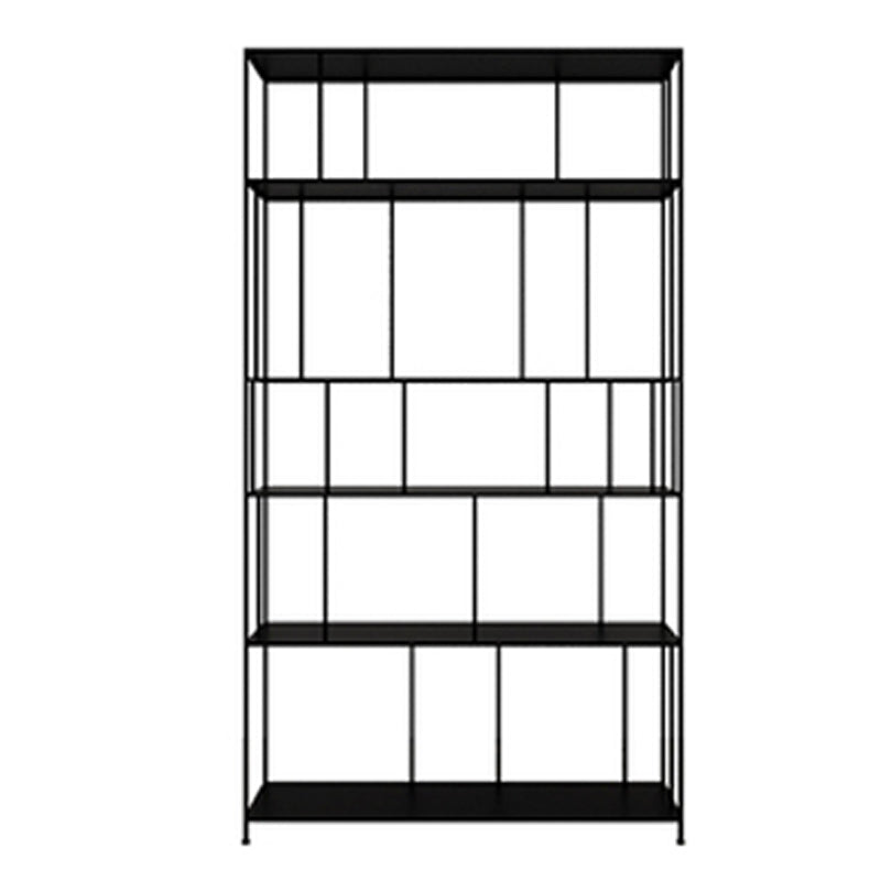 Modern Metal Etagere Bookshelf Vertical Iron Bookshelf for Living Room