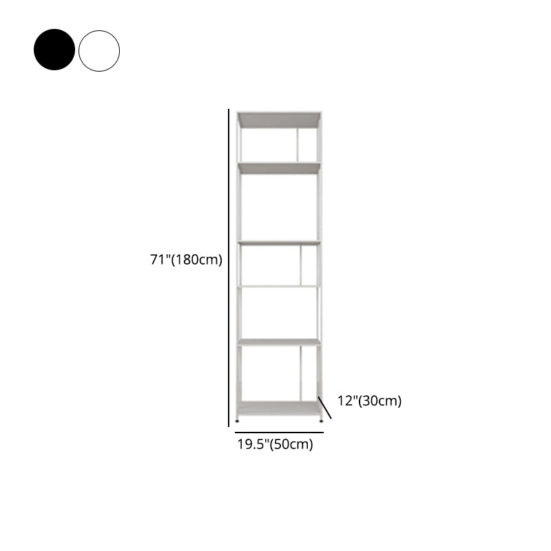Modern Metal Etagere Bookshelf Vertical Iron Bookshelf for Living Room